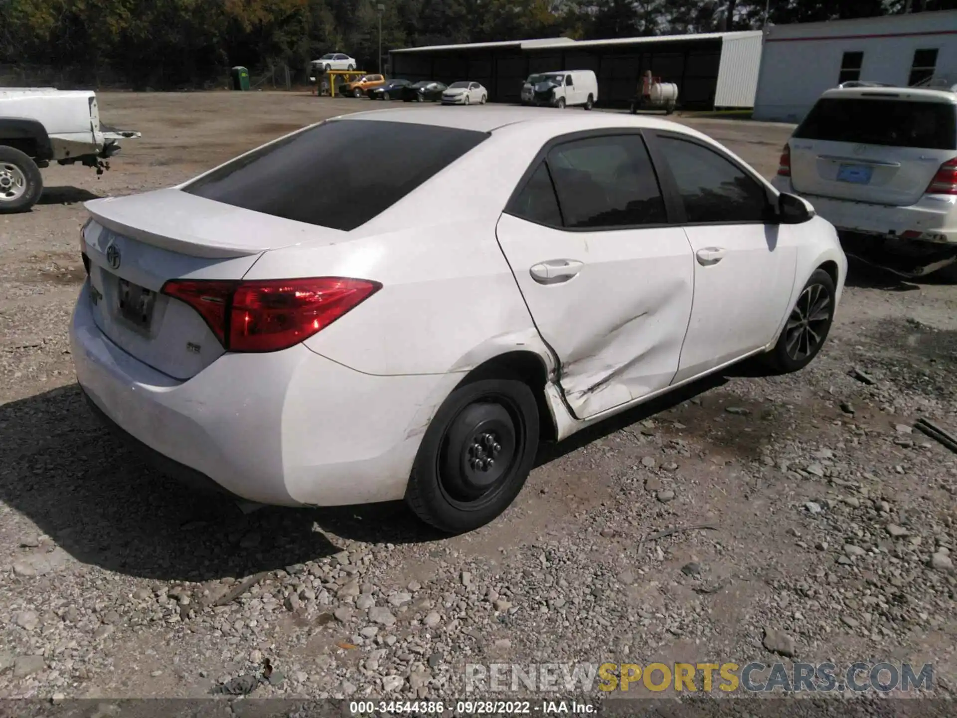 4 Photograph of a damaged car 5YFBURHE9KP858626 TOYOTA COROLLA 2019