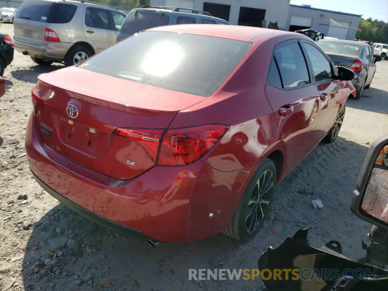 4 Photograph of a damaged car 5YFBURHE9KP858996 TOYOTA COROLLA 2019