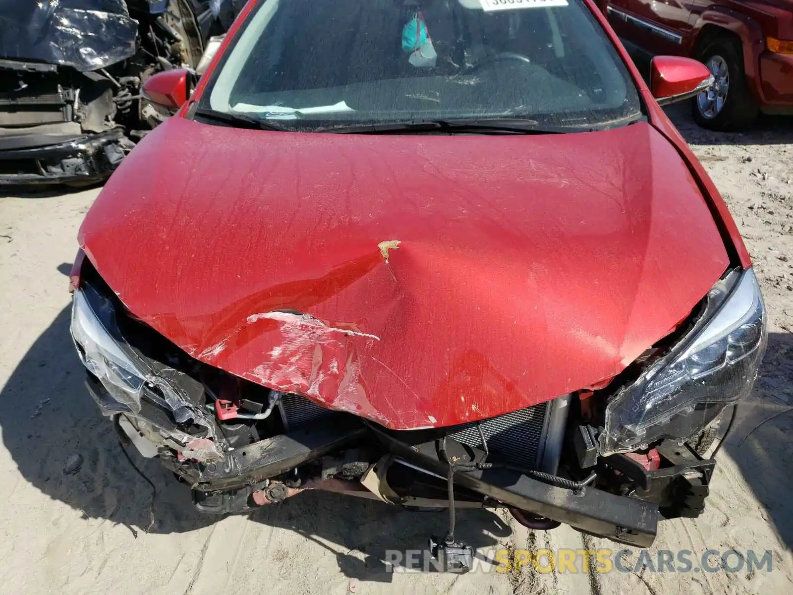 7 Photograph of a damaged car 5YFBURHE9KP858996 TOYOTA COROLLA 2019