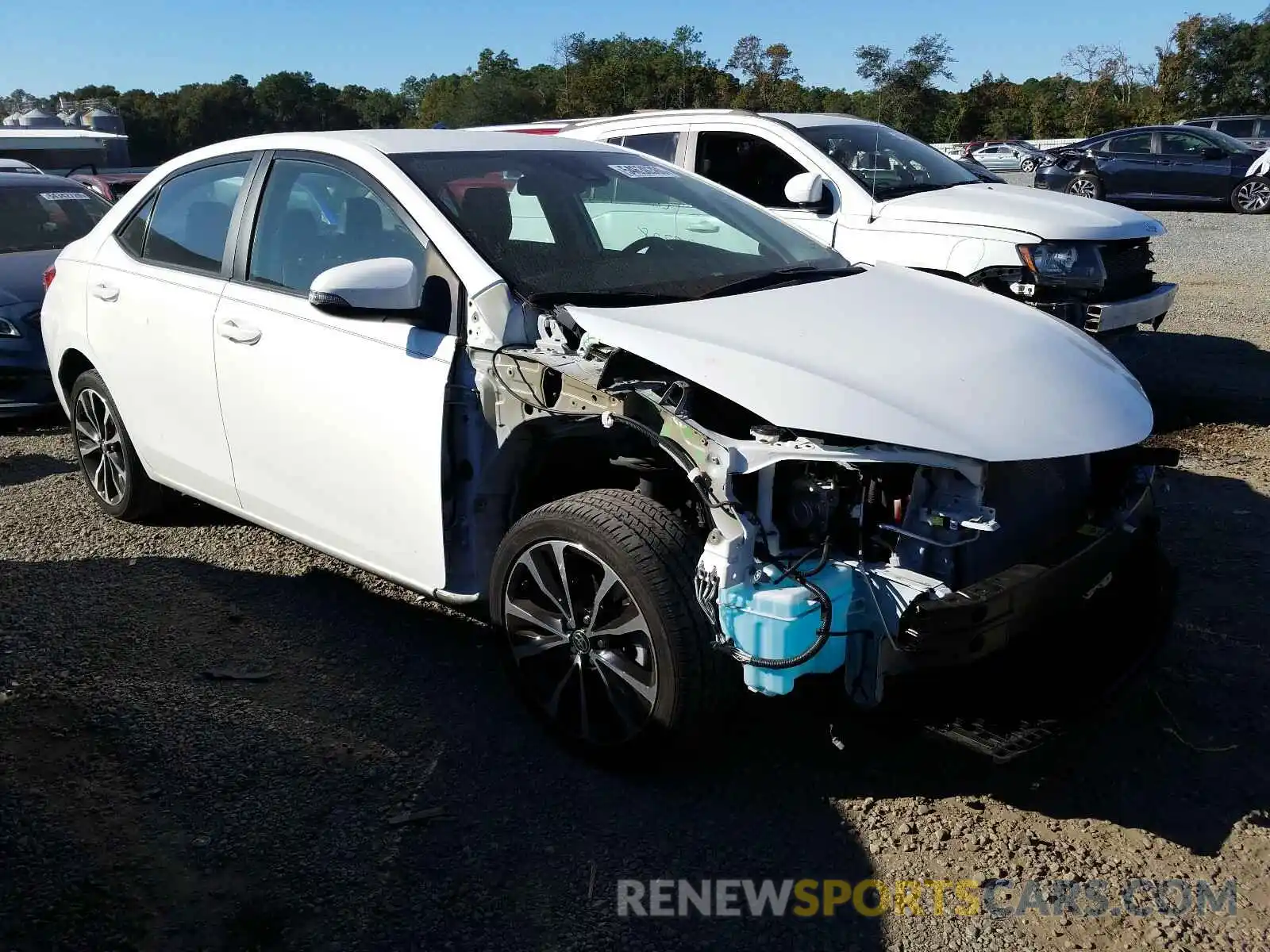 1 Photograph of a damaged car 5YFBURHE9KP859243 TOYOTA COROLLA 2019