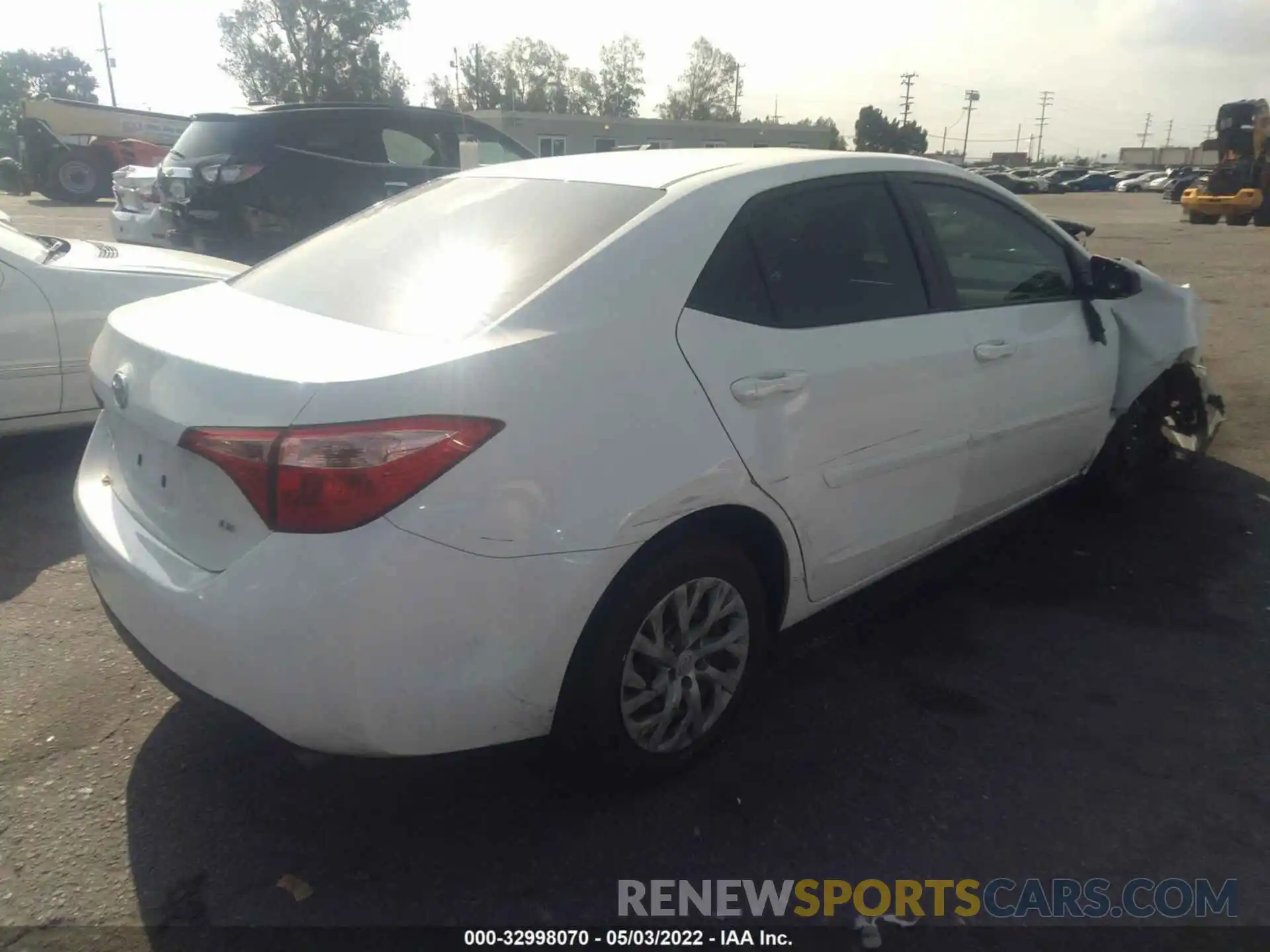 4 Photograph of a damaged car 5YFBURHE9KP859291 TOYOTA COROLLA 2019