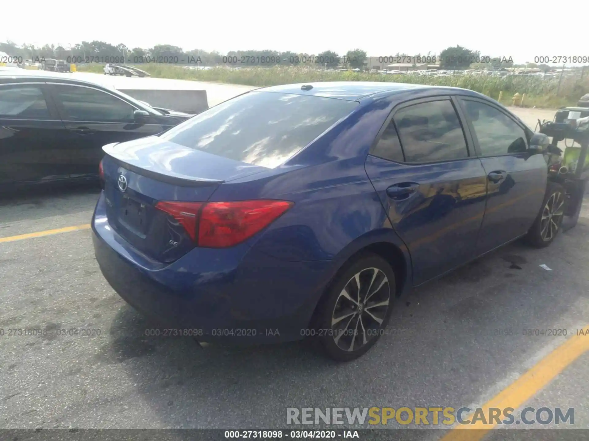 4 Photograph of a damaged car 5YFBURHE9KP859534 TOYOTA COROLLA 2019