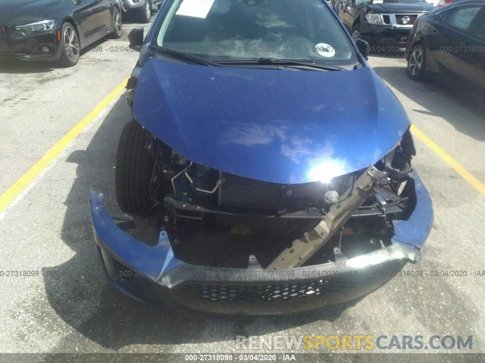 6 Photograph of a damaged car 5YFBURHE9KP859534 TOYOTA COROLLA 2019