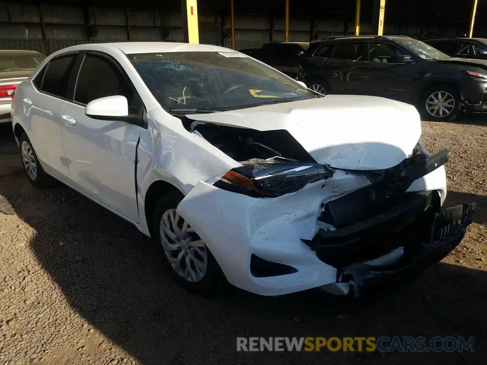 1 Photograph of a damaged car 5YFBURHE9KP859601 TOYOTA COROLLA 2019