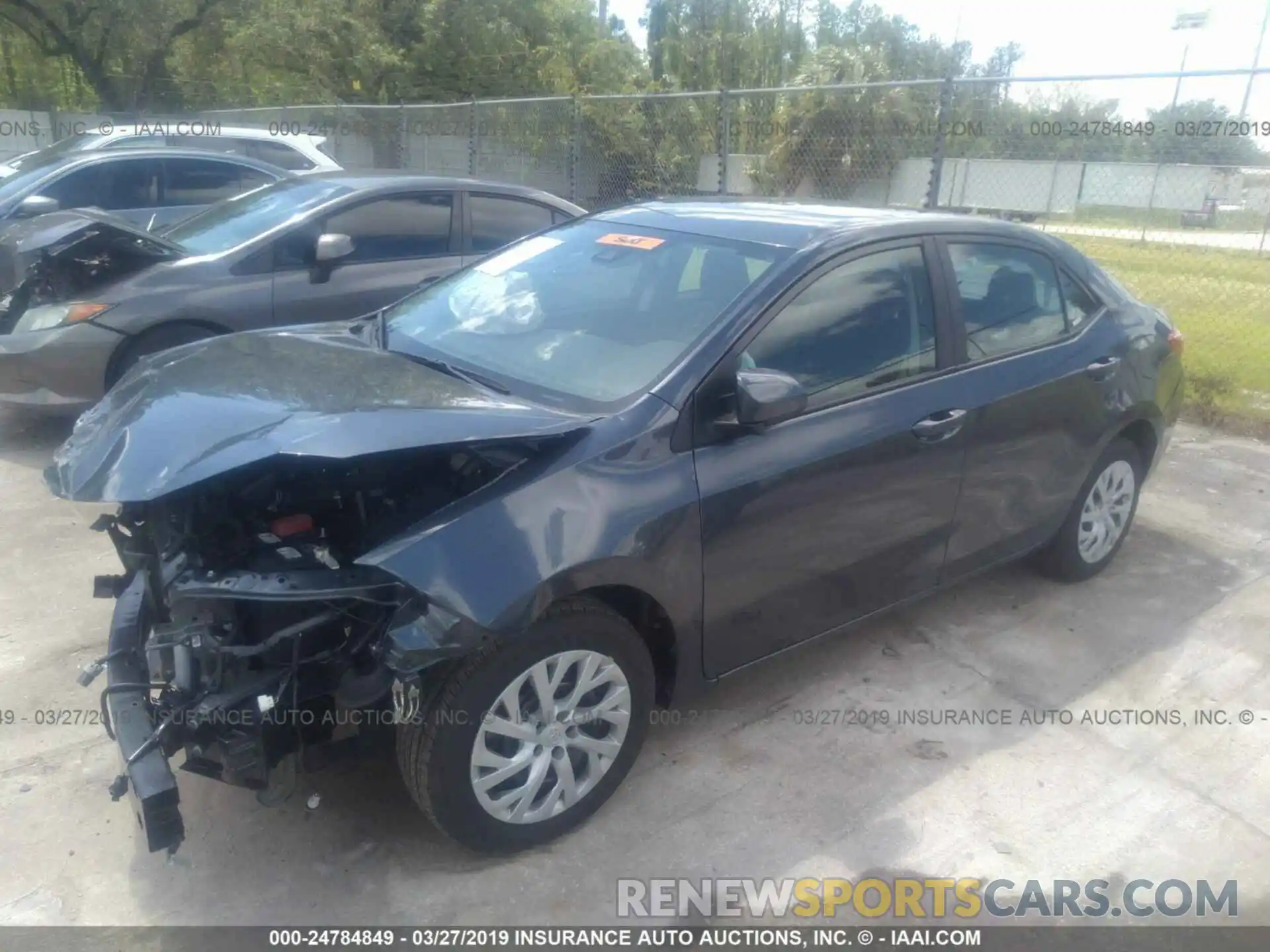 2 Photograph of a damaged car 5YFBURHE9KP859758 TOYOTA COROLLA 2019