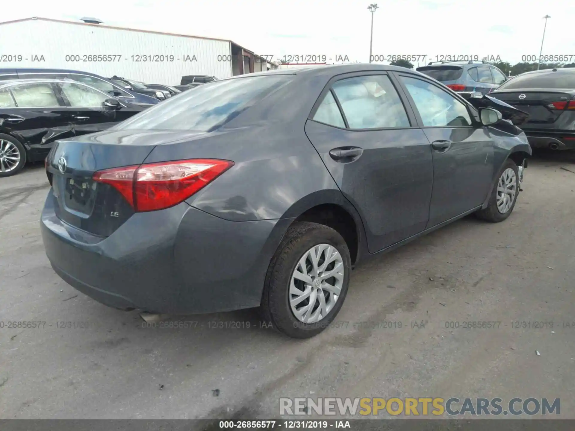 4 Photograph of a damaged car 5YFBURHE9KP860750 TOYOTA COROLLA 2019