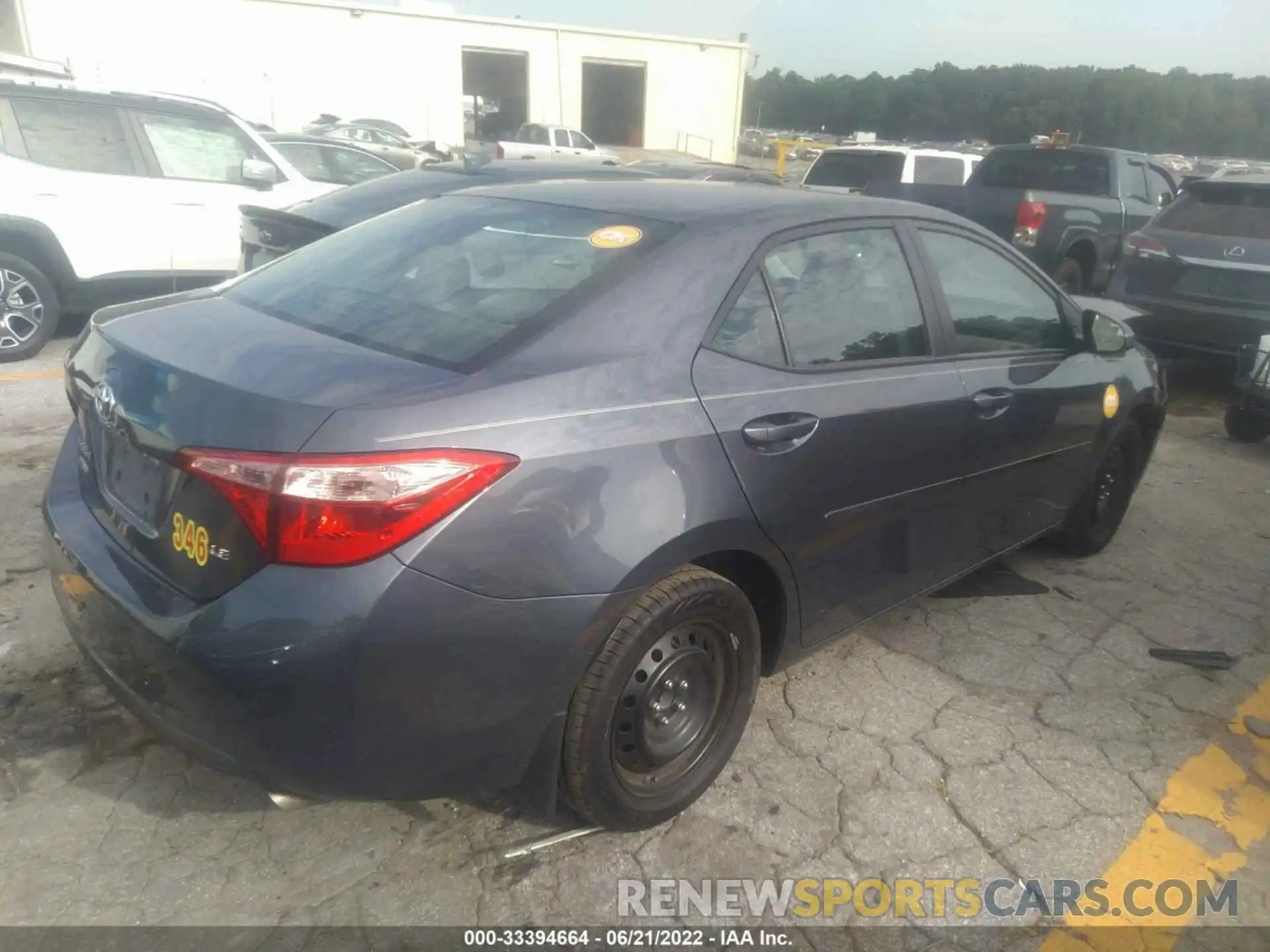 4 Photograph of a damaged car 5YFBURHE9KP860859 TOYOTA COROLLA 2019