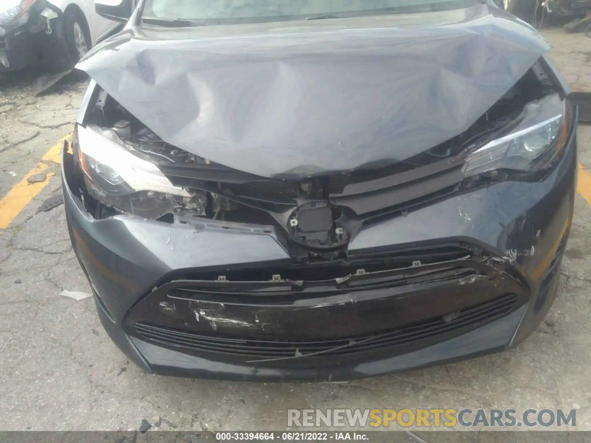 6 Photograph of a damaged car 5YFBURHE9KP860859 TOYOTA COROLLA 2019