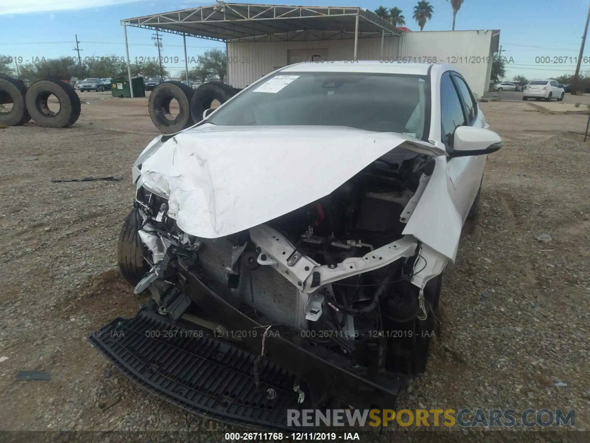 6 Photograph of a damaged car 5YFBURHE9KP861025 TOYOTA COROLLA 2019