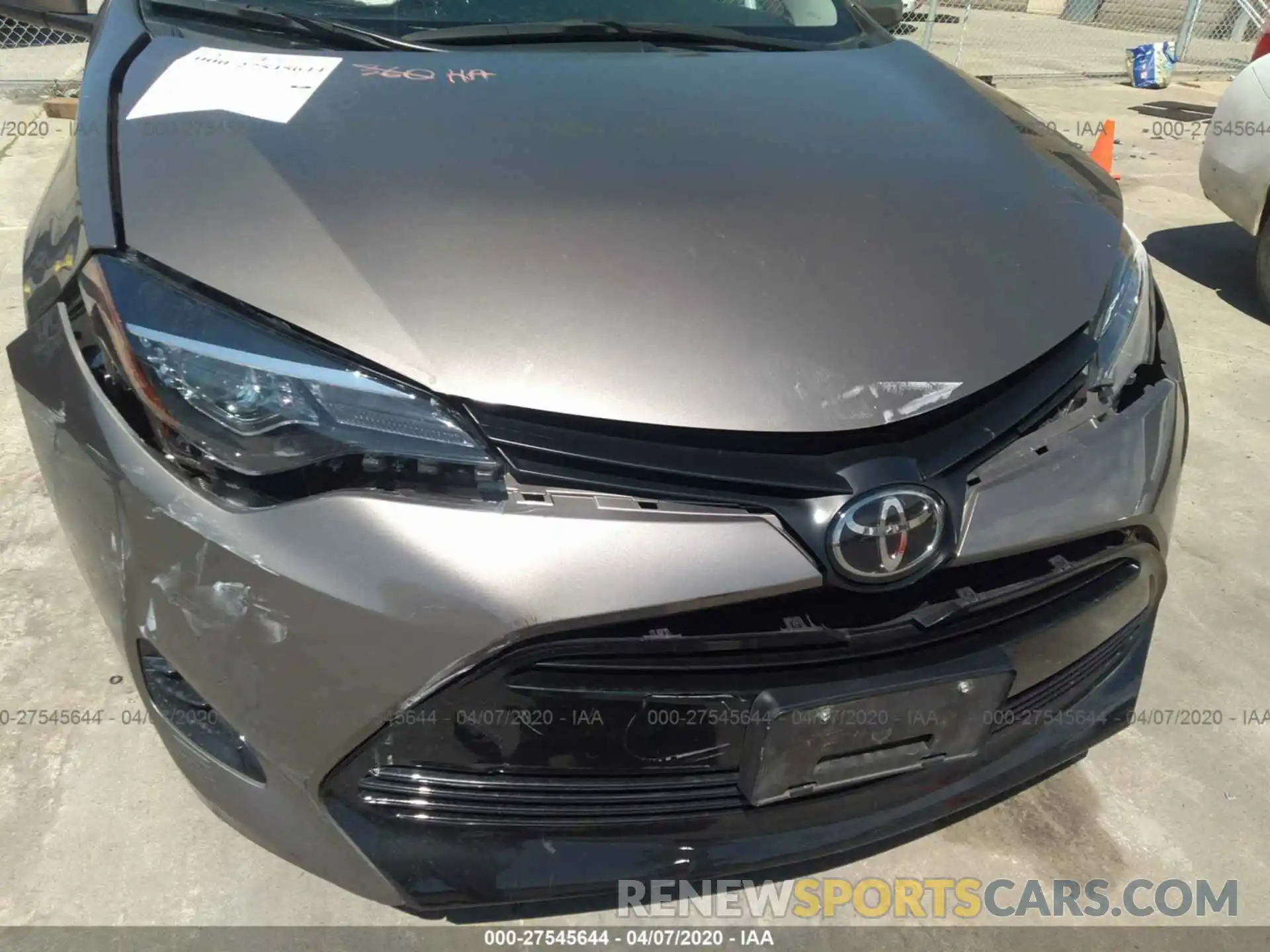 6 Photograph of a damaged car 5YFBURHE9KP861168 TOYOTA COROLLA 2019