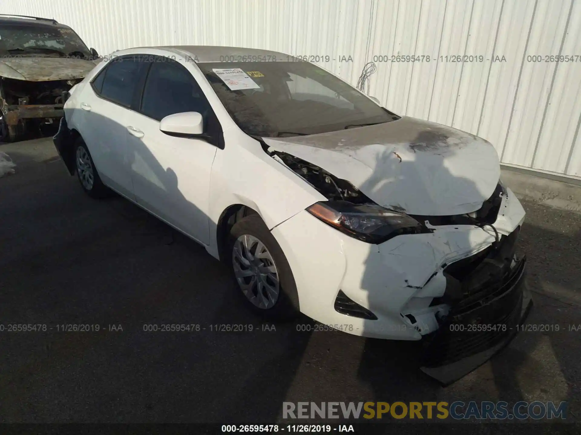 1 Photograph of a damaged car 5YFBURHE9KP861302 TOYOTA COROLLA 2019