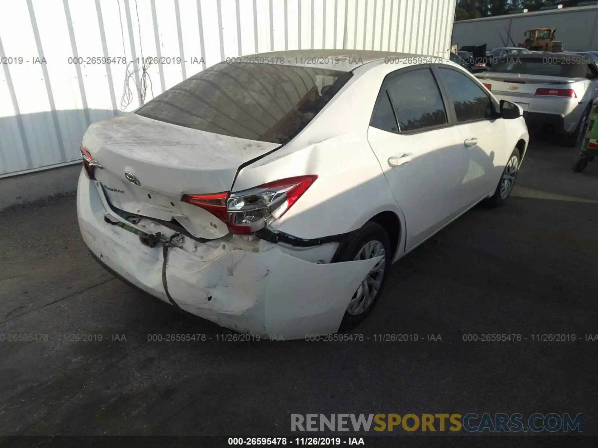 4 Photograph of a damaged car 5YFBURHE9KP861302 TOYOTA COROLLA 2019