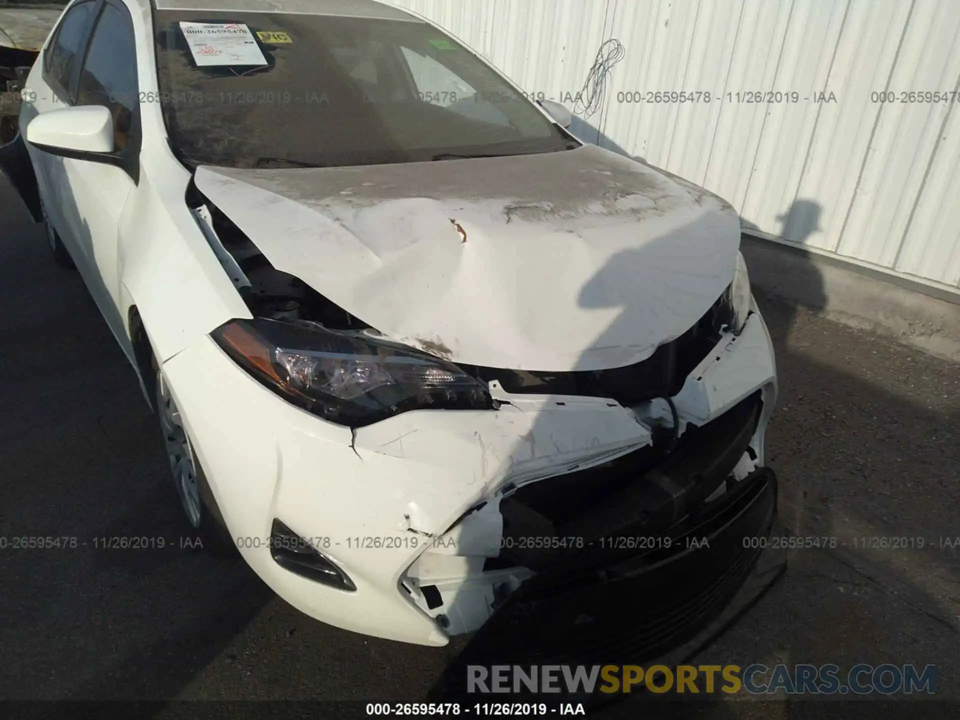 6 Photograph of a damaged car 5YFBURHE9KP861302 TOYOTA COROLLA 2019