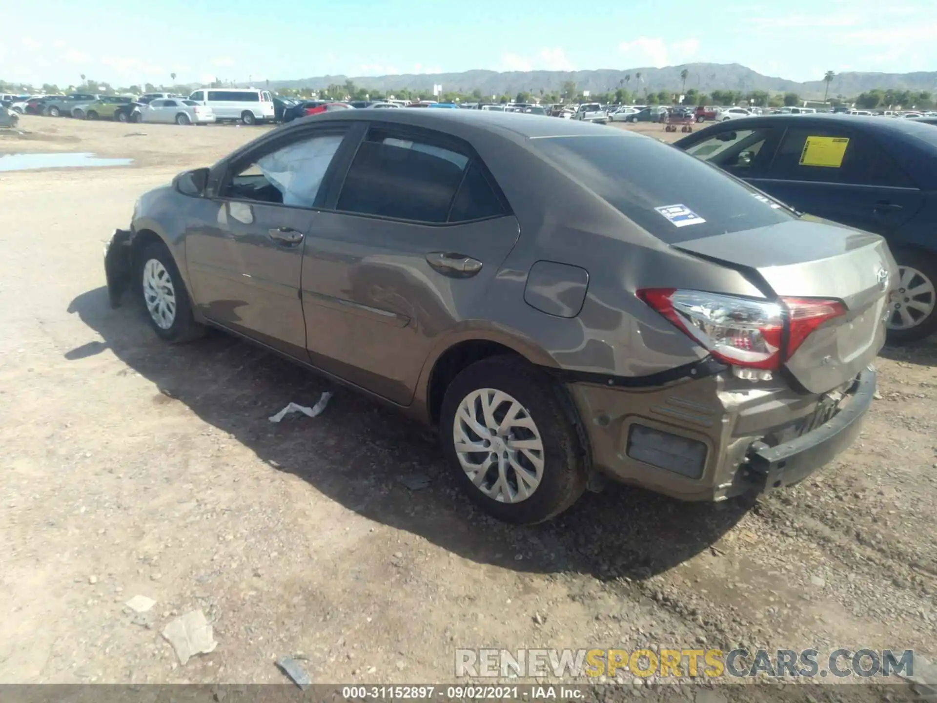 3 Photograph of a damaged car 5YFBURHE9KP861722 TOYOTA COROLLA 2019