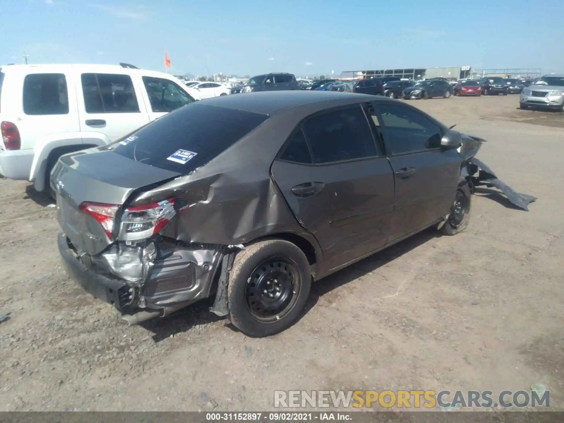 4 Photograph of a damaged car 5YFBURHE9KP861722 TOYOTA COROLLA 2019