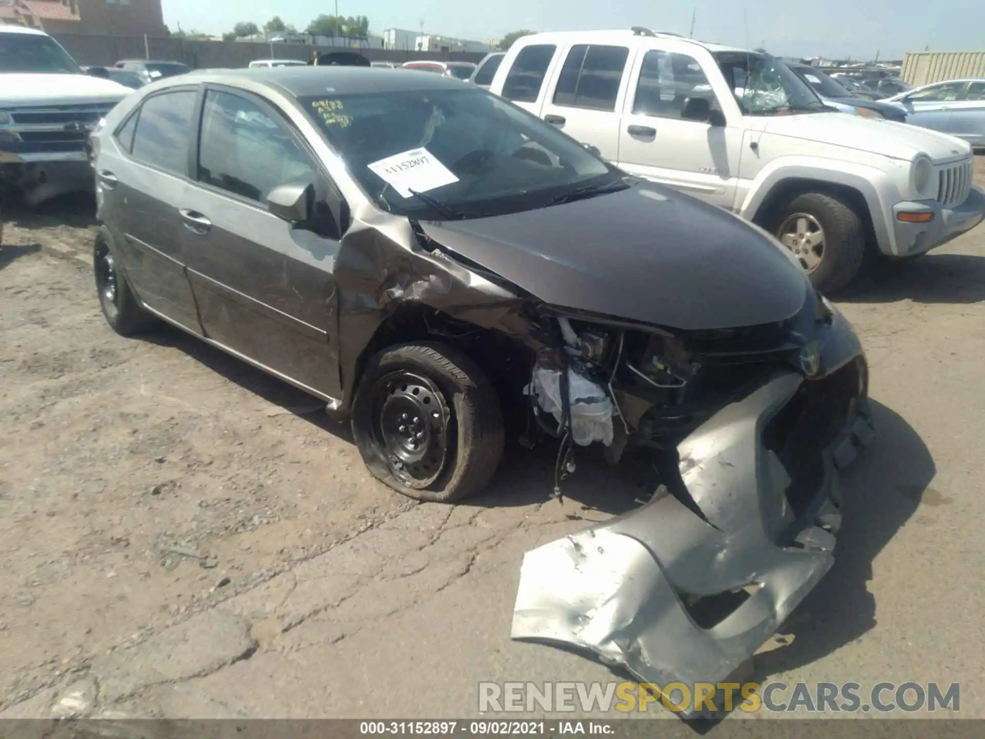 6 Photograph of a damaged car 5YFBURHE9KP861722 TOYOTA COROLLA 2019