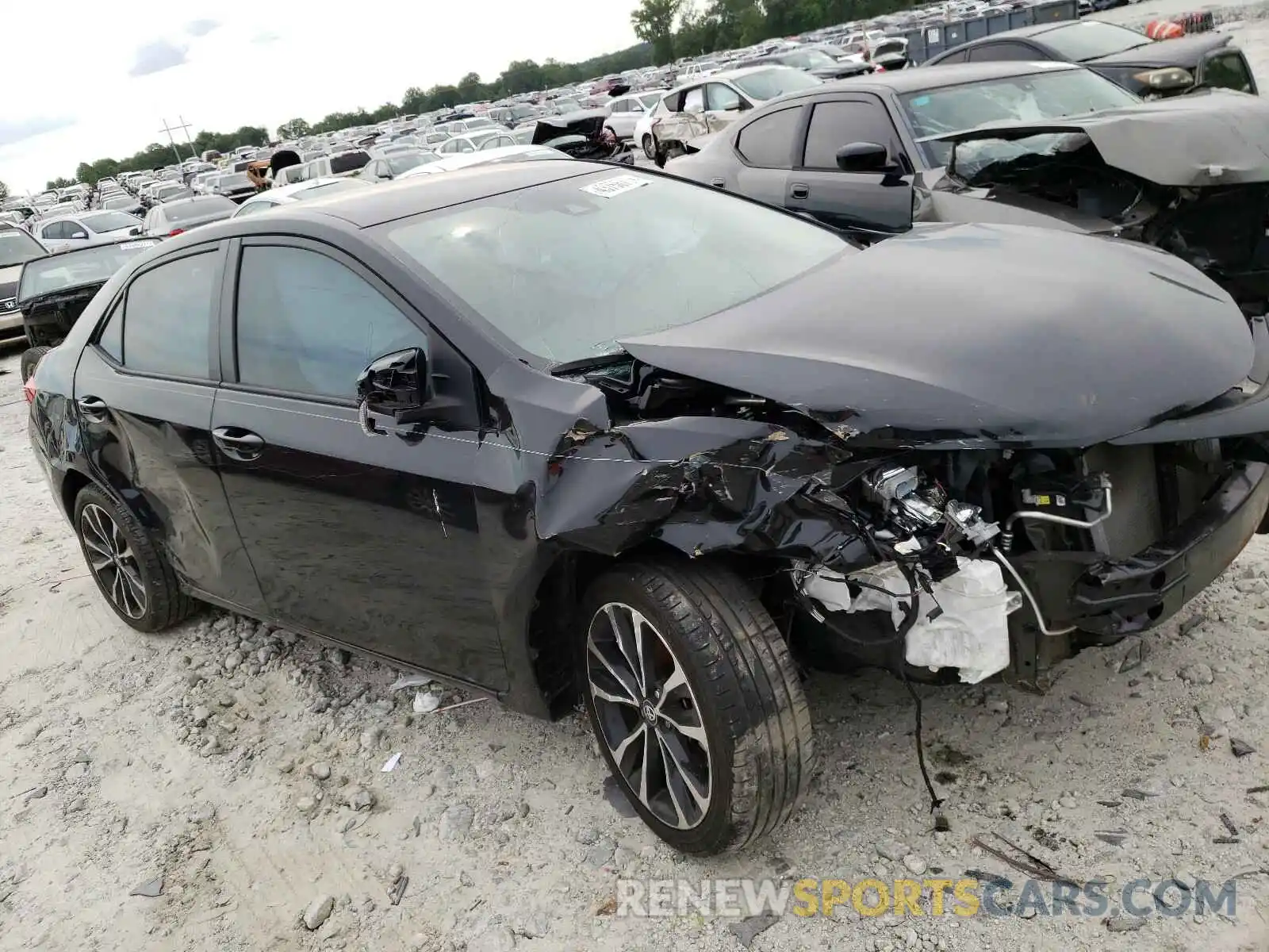 9 Photograph of a damaged car 5YFBURHE9KP861834 TOYOTA COROLLA 2019