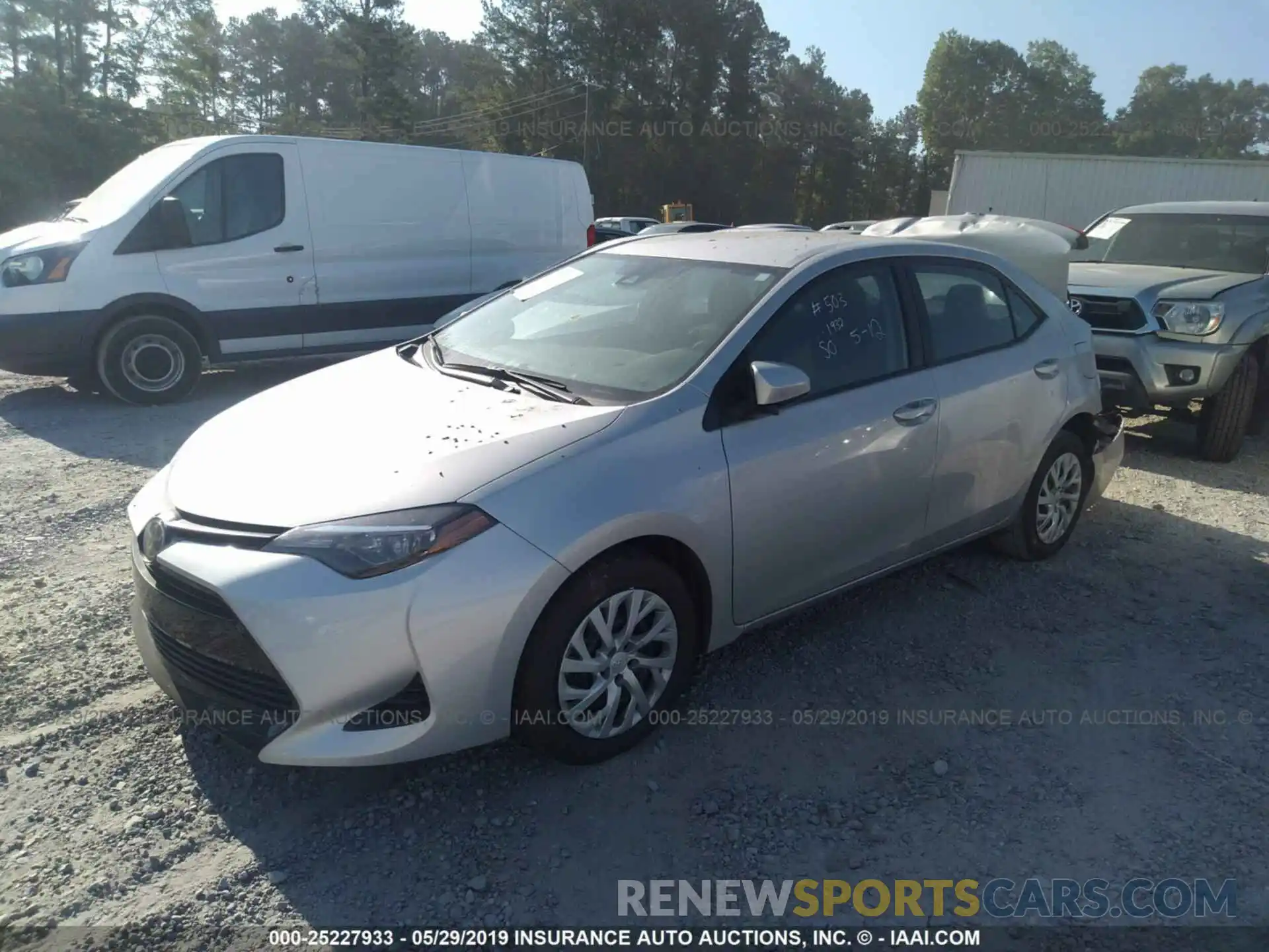 2 Photograph of a damaged car 5YFBURHE9KP861932 TOYOTA COROLLA 2019