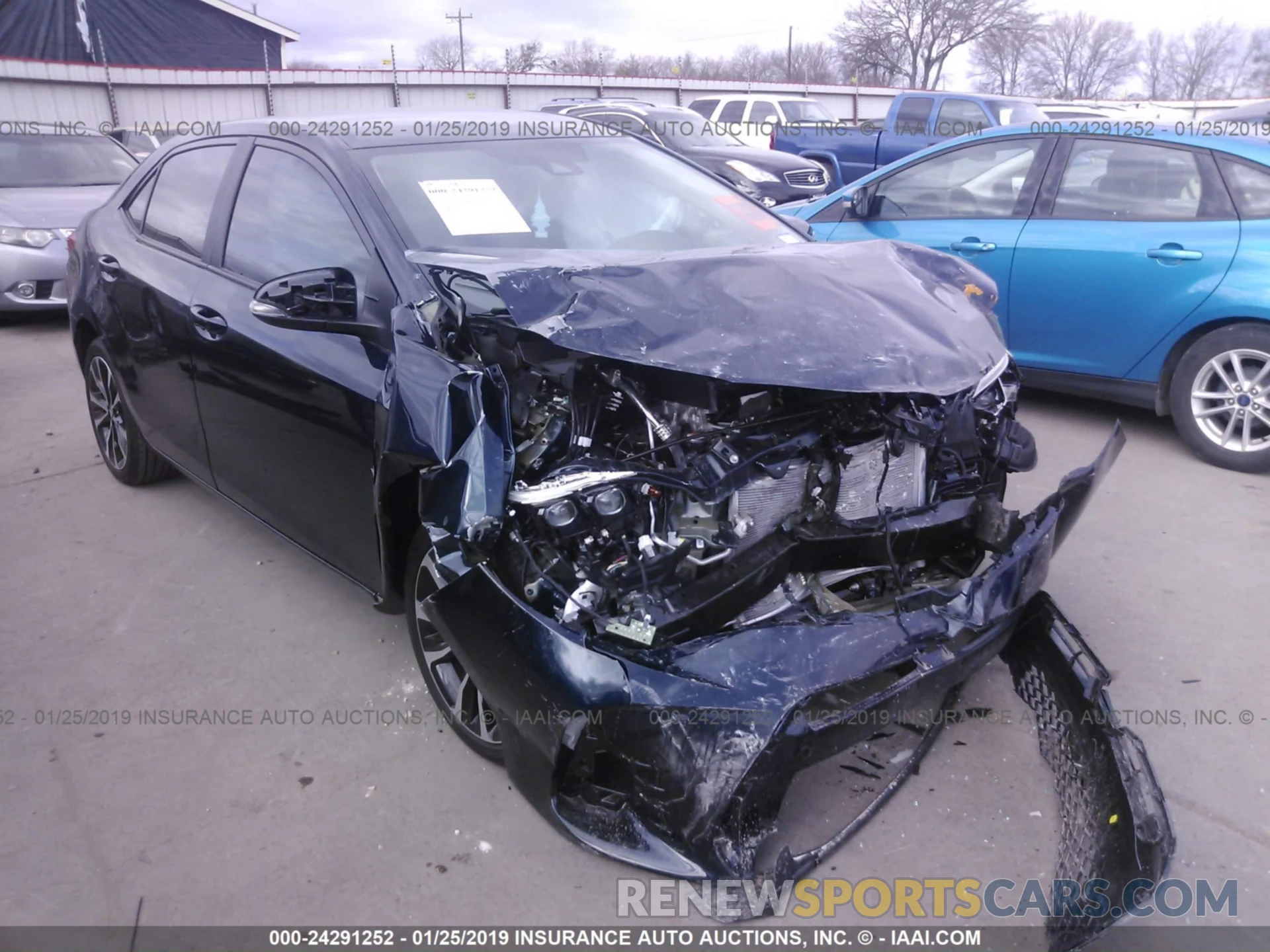 1 Photograph of a damaged car 5YFBURHE9KP861994 TOYOTA COROLLA 2019