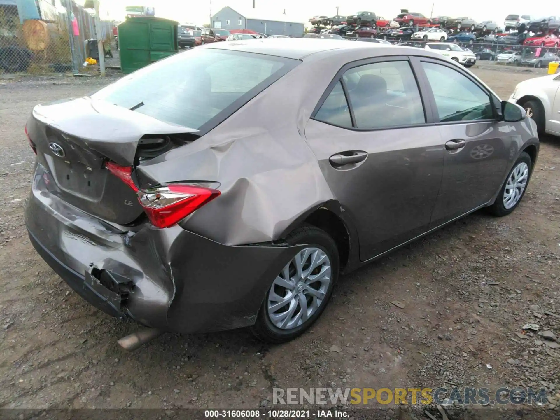 4 Photograph of a damaged car 5YFBURHE9KP862272 TOYOTA COROLLA 2019