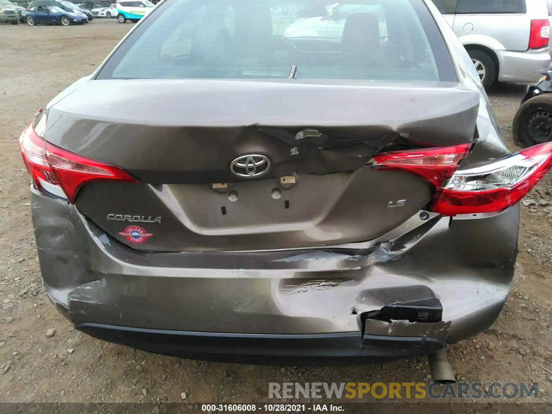 6 Photograph of a damaged car 5YFBURHE9KP862272 TOYOTA COROLLA 2019