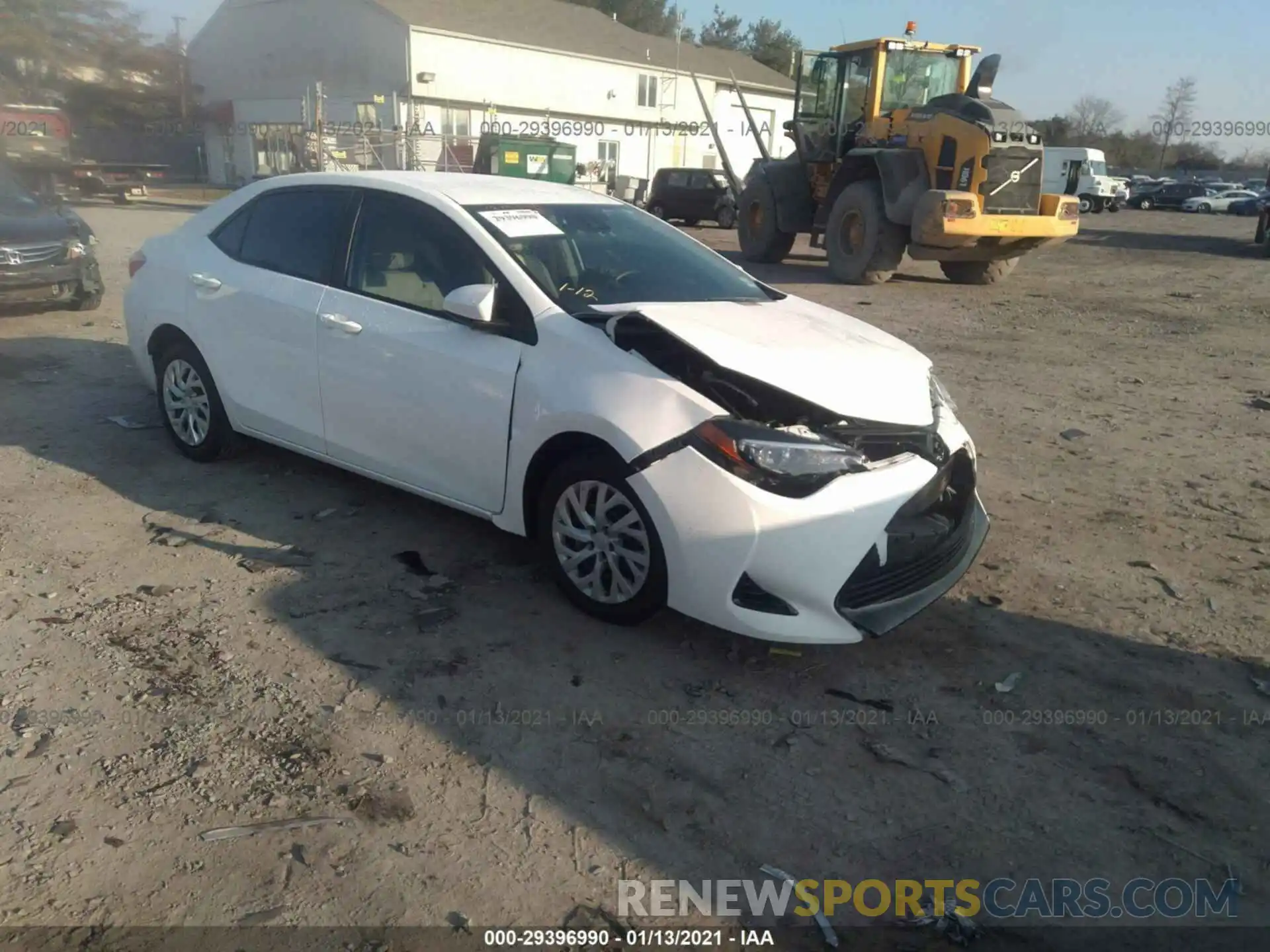 1 Photograph of a damaged car 5YFBURHE9KP862787 TOYOTA COROLLA 2019