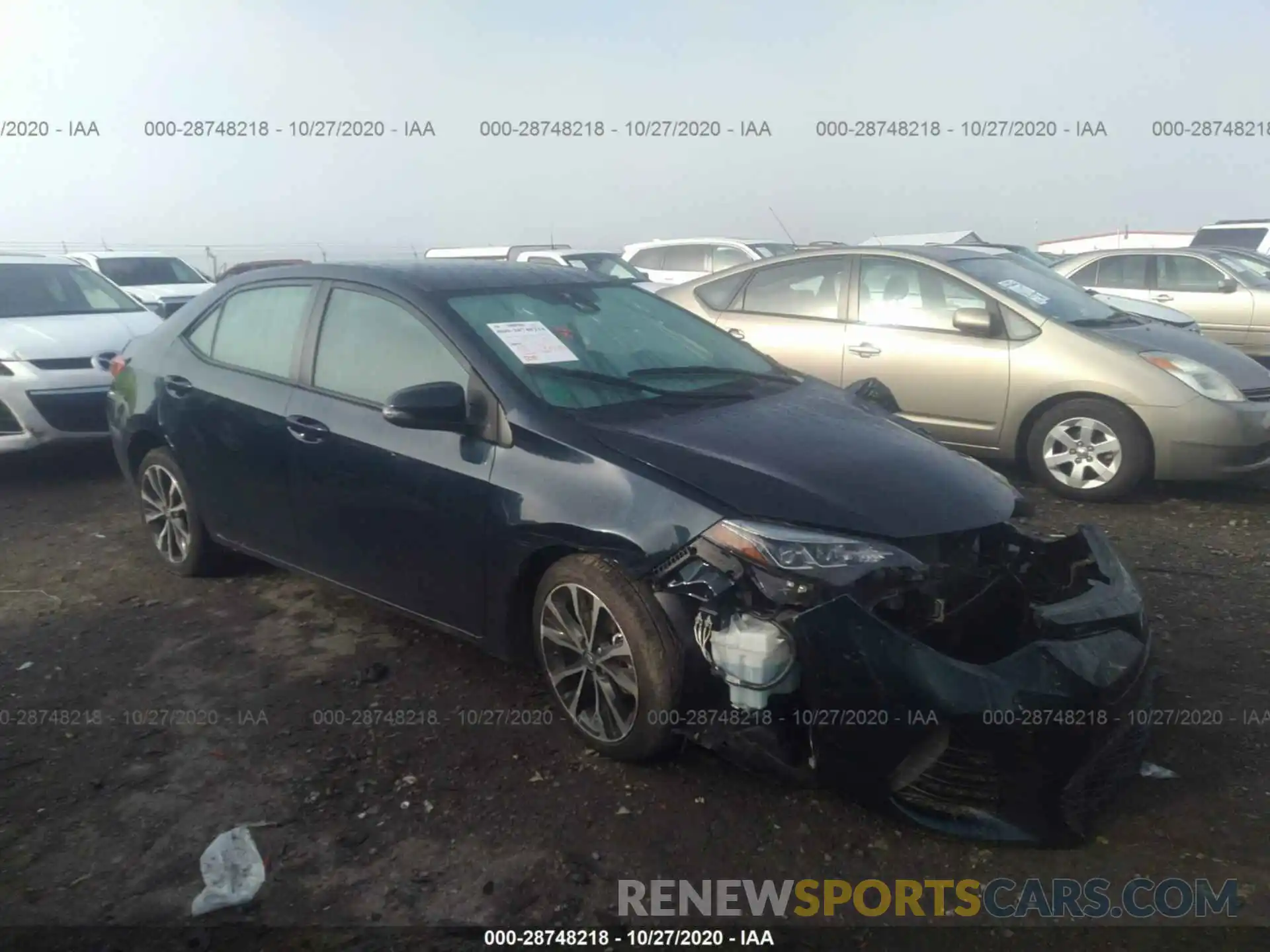 1 Photograph of a damaged car 5YFBURHE9KP862904 TOYOTA COROLLA 2019