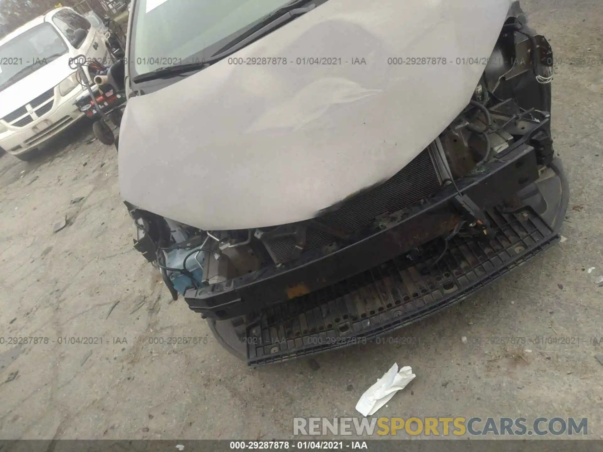 6 Photograph of a damaged car 5YFBURHE9KP863406 TOYOTA COROLLA 2019
