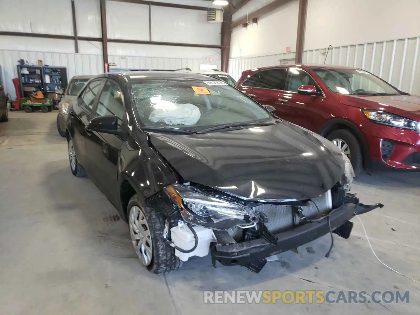 1 Photograph of a damaged car 5YFBURHE9KP864121 TOYOTA COROLLA 2019