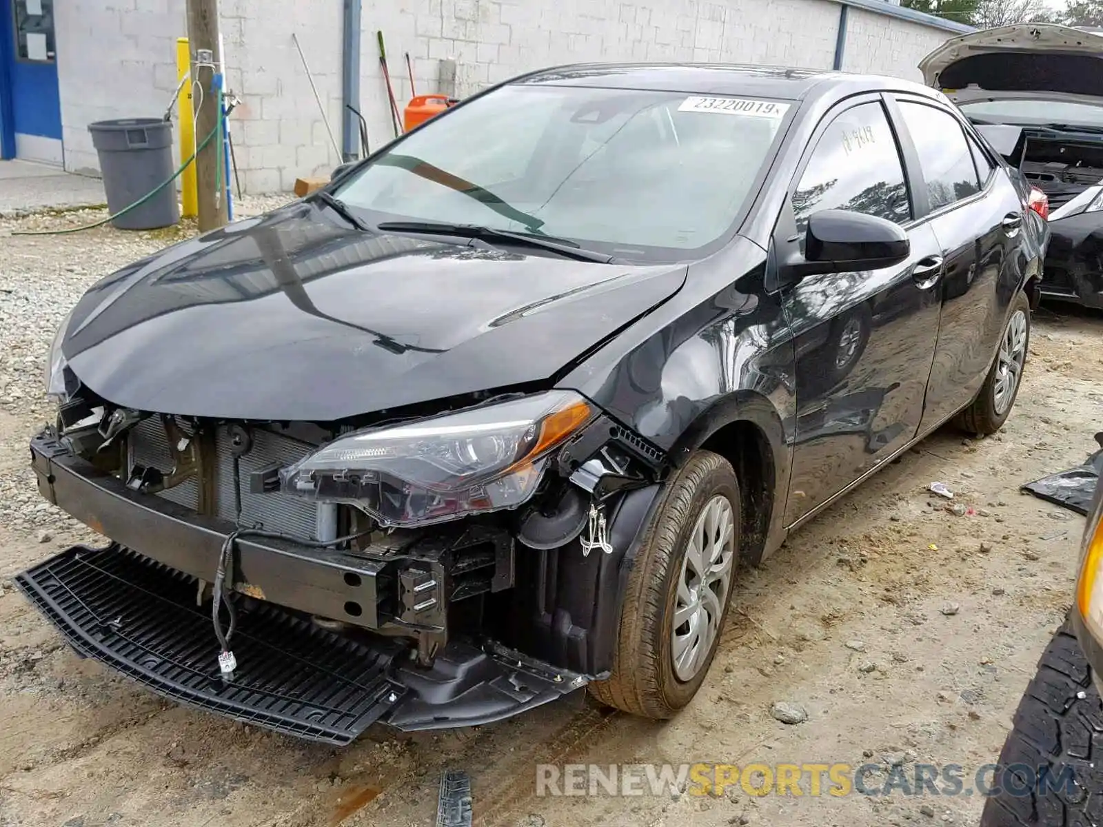 2 Photograph of a damaged car 5YFBURHE9KP864152 TOYOTA COROLLA 2019