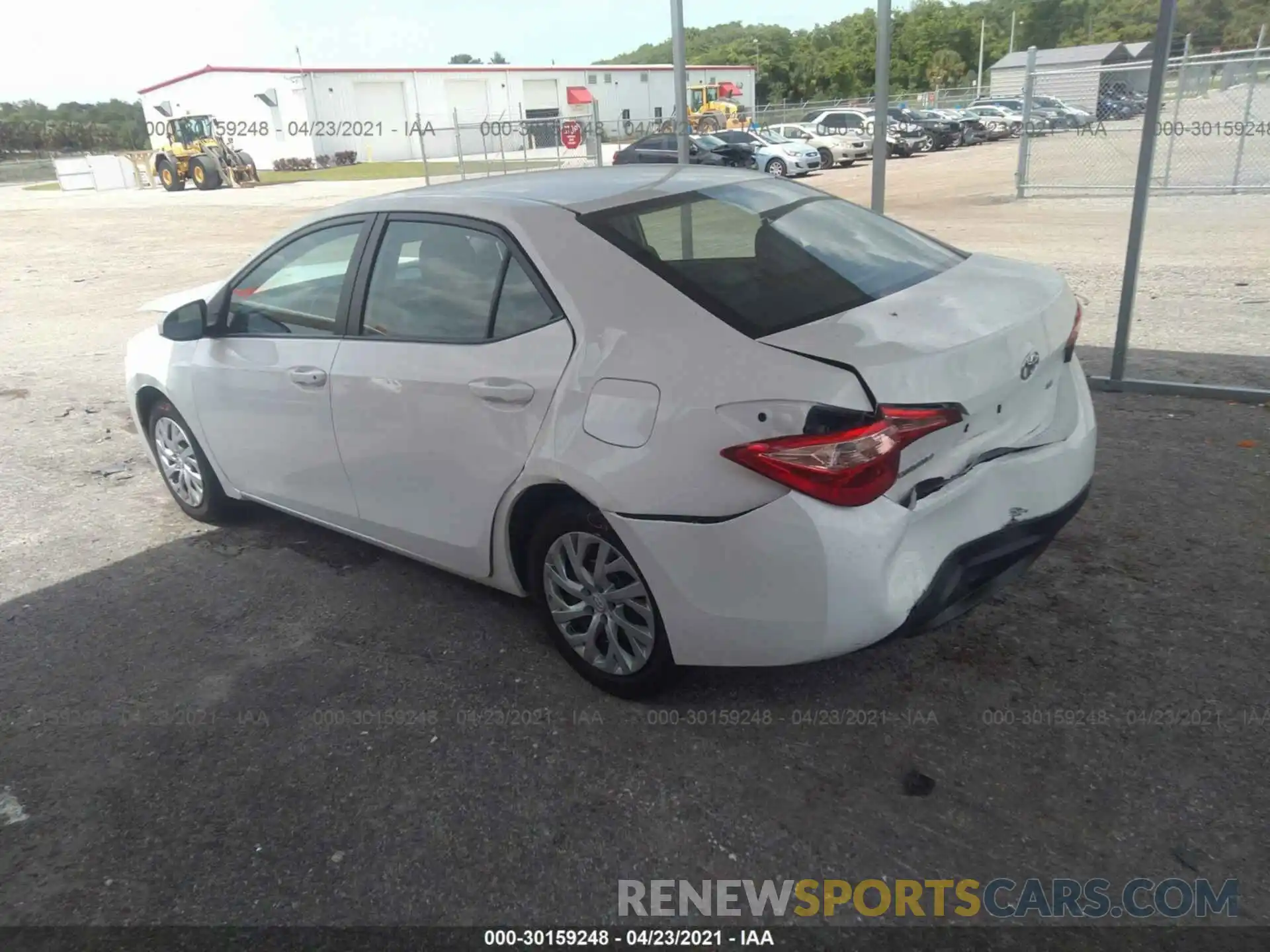 3 Photograph of a damaged car 5YFBURHE9KP864796 TOYOTA COROLLA 2019