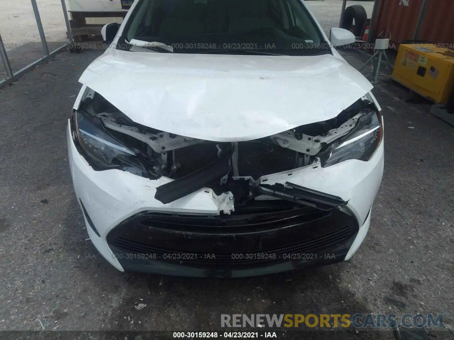 6 Photograph of a damaged car 5YFBURHE9KP864796 TOYOTA COROLLA 2019