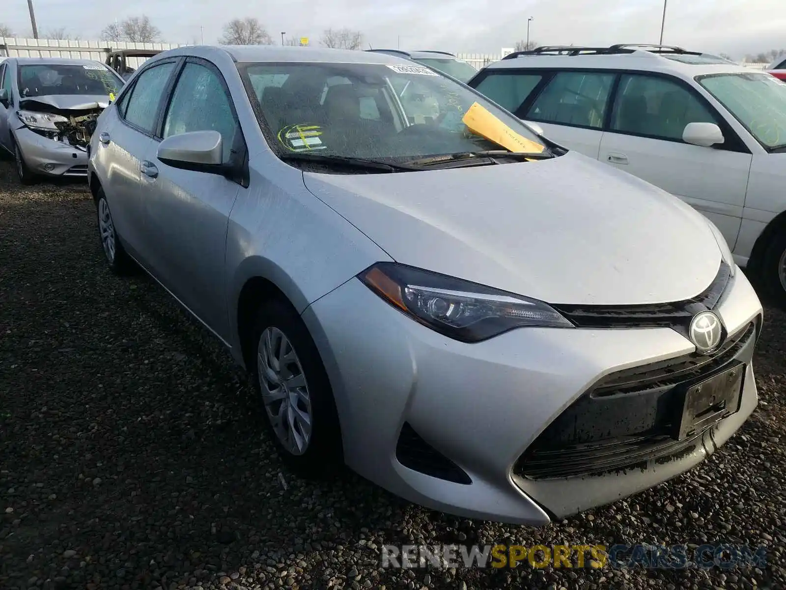 1 Photograph of a damaged car 5YFBURHE9KP865446 TOYOTA COROLLA 2019