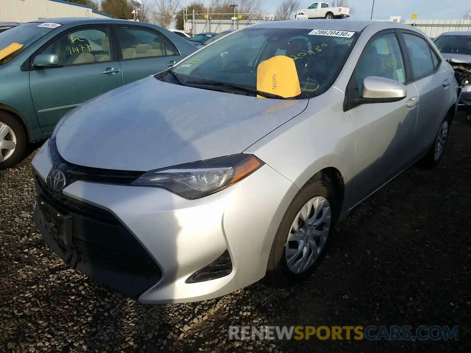 2 Photograph of a damaged car 5YFBURHE9KP865446 TOYOTA COROLLA 2019