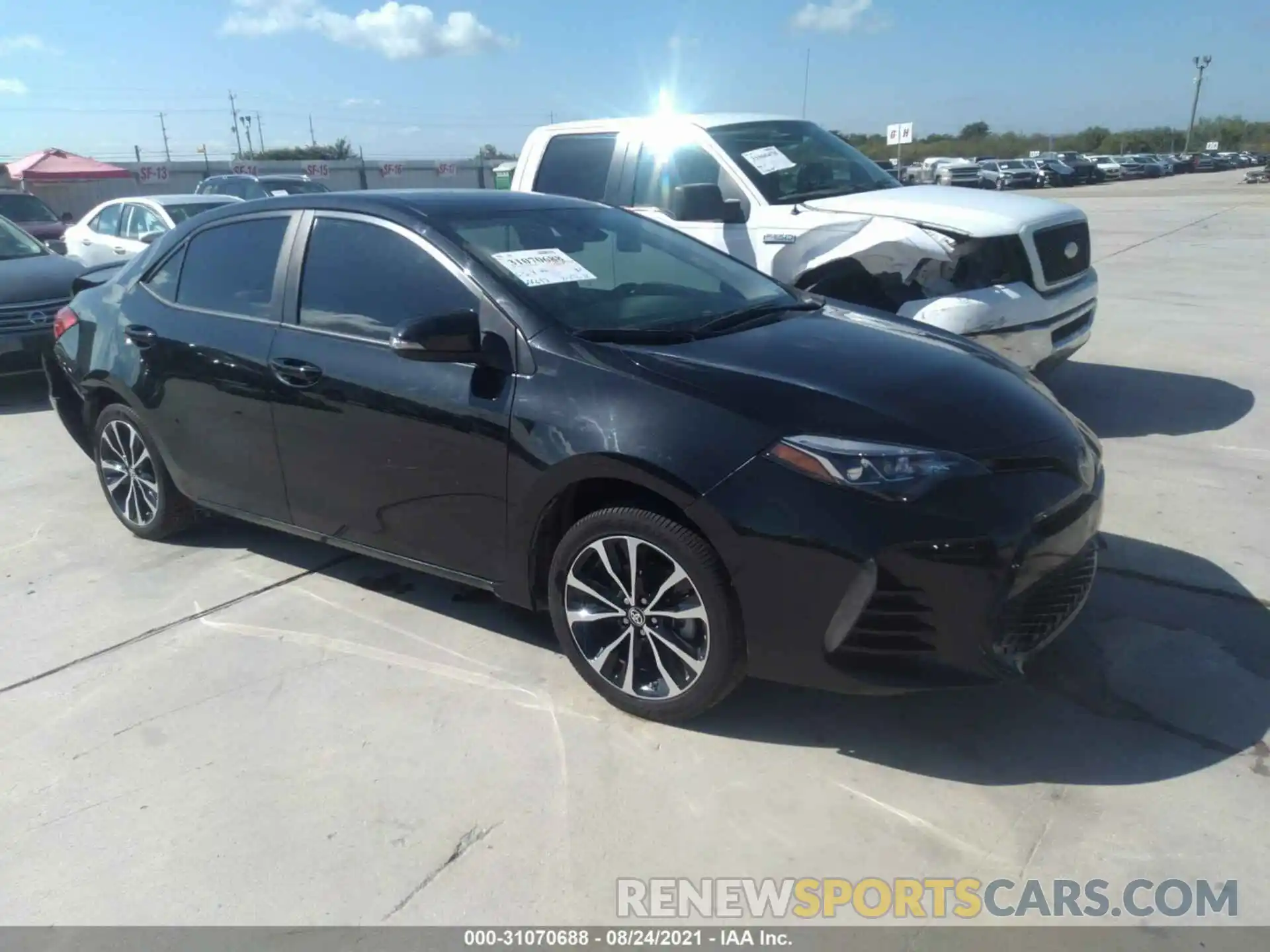 1 Photograph of a damaged car 5YFBURHE9KP865463 TOYOTA COROLLA 2019