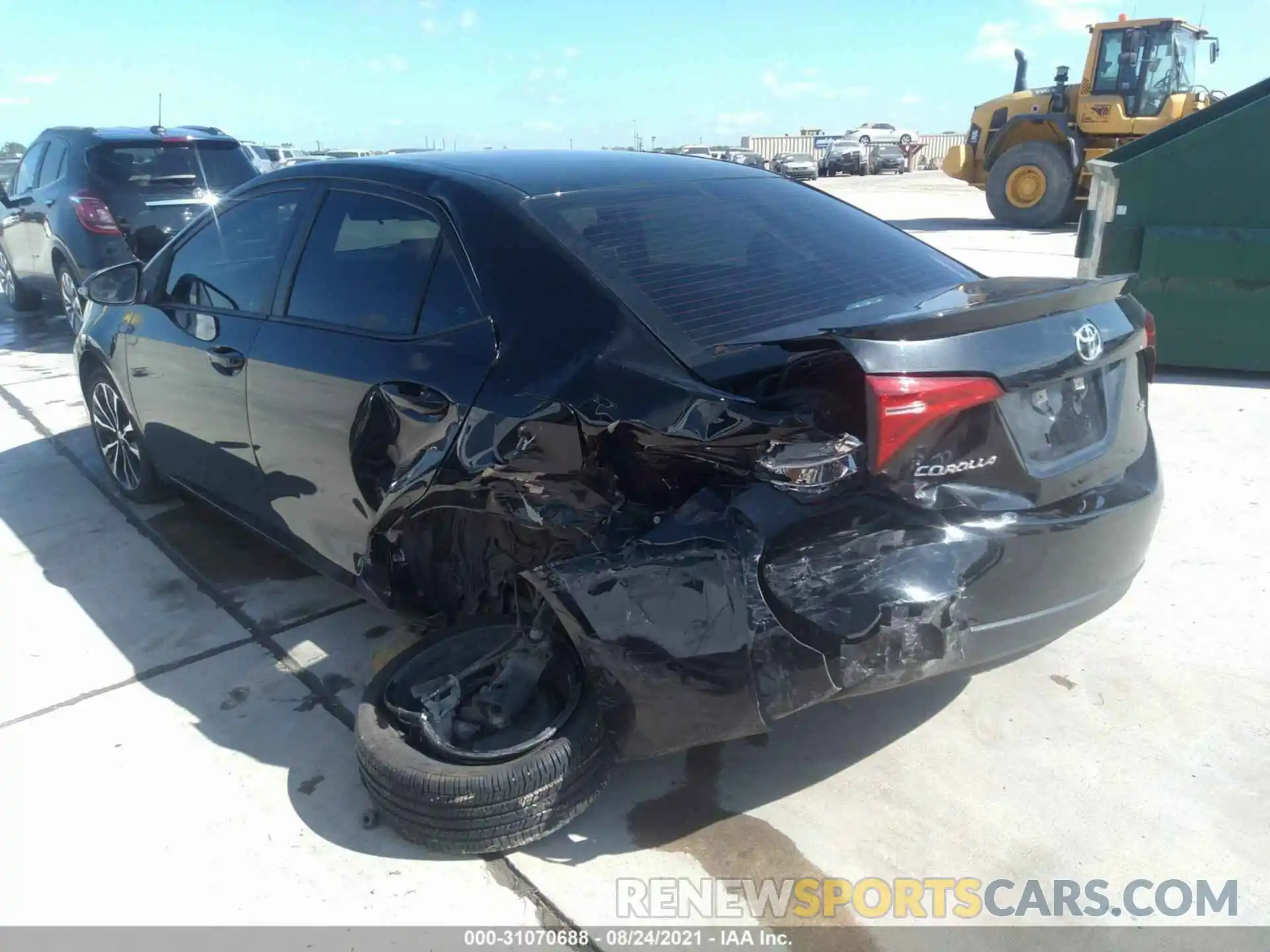 3 Photograph of a damaged car 5YFBURHE9KP865463 TOYOTA COROLLA 2019