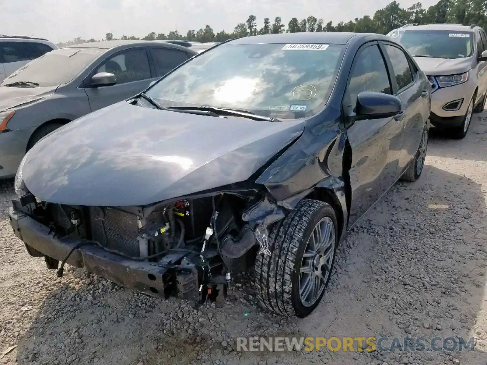 2 Photograph of a damaged car 5YFBURHE9KP865561 TOYOTA COROLLA 2019