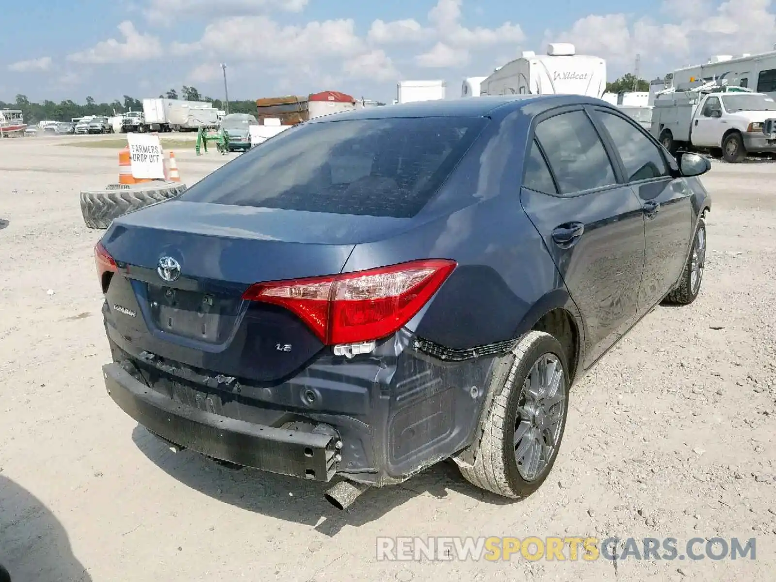 4 Photograph of a damaged car 5YFBURHE9KP865561 TOYOTA COROLLA 2019