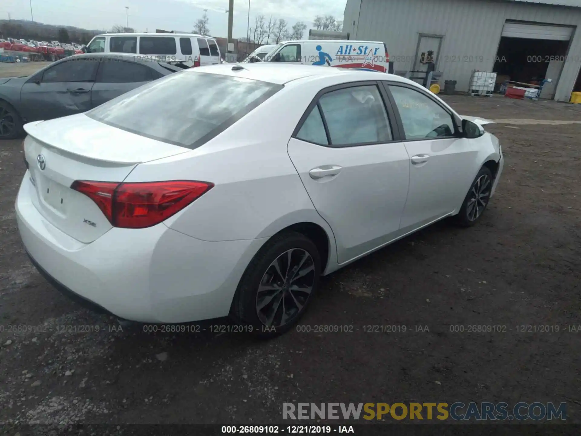 4 Photograph of a damaged car 5YFBURHE9KP866399 TOYOTA COROLLA 2019