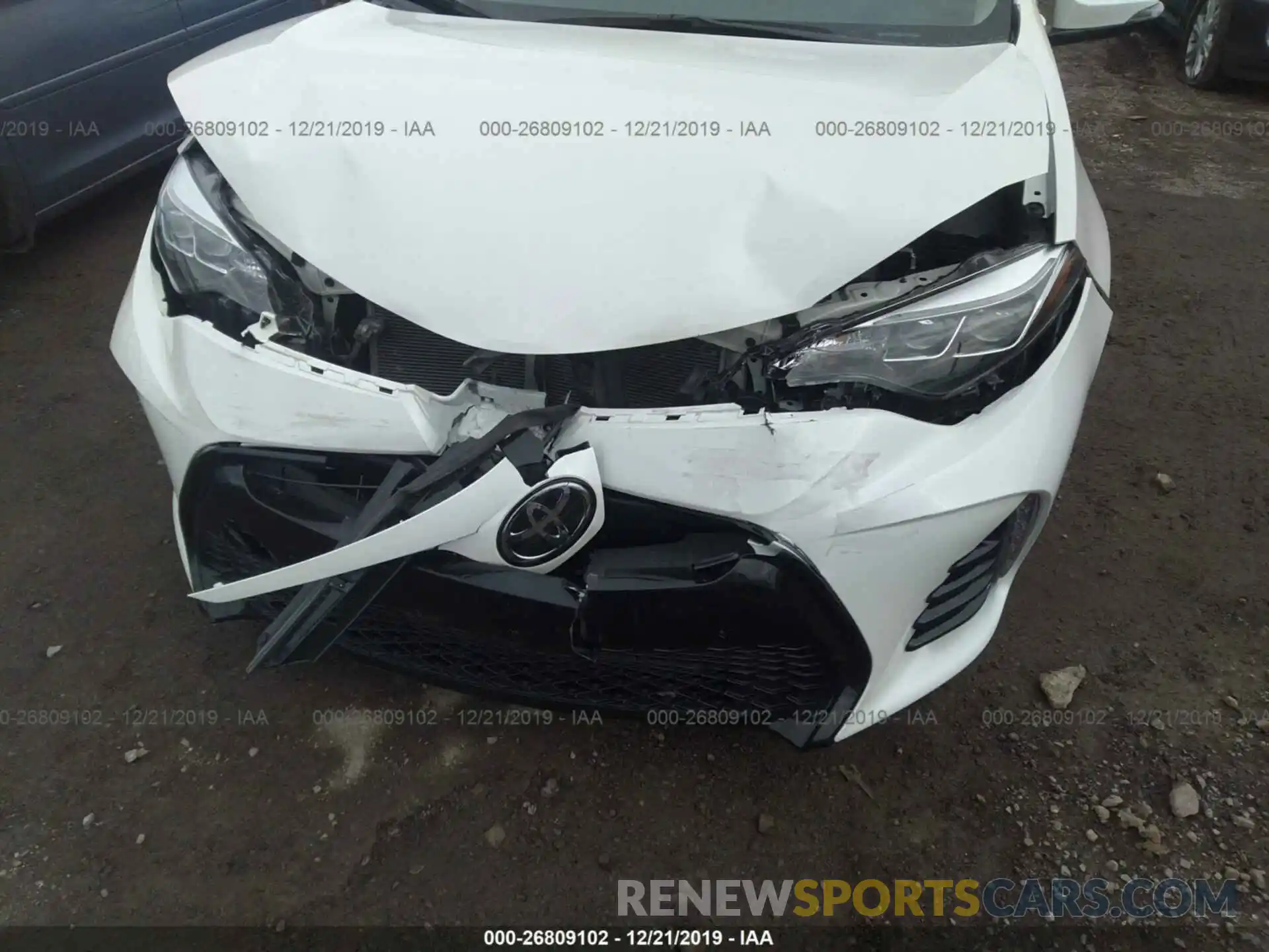 6 Photograph of a damaged car 5YFBURHE9KP866399 TOYOTA COROLLA 2019