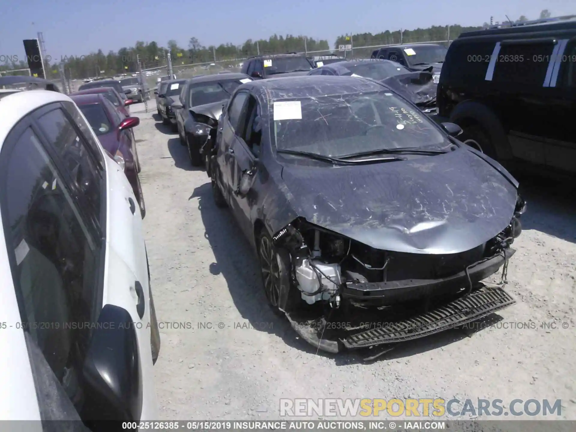 1 Photograph of a damaged car 5YFBURHE9KP866855 TOYOTA COROLLA 2019