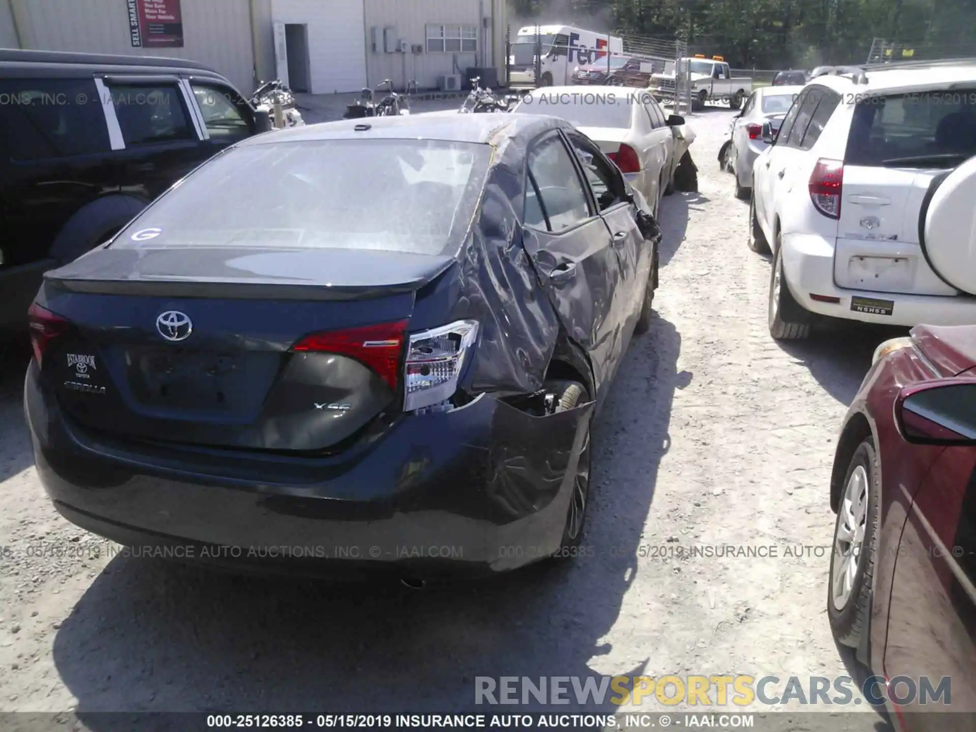 4 Photograph of a damaged car 5YFBURHE9KP866855 TOYOTA COROLLA 2019