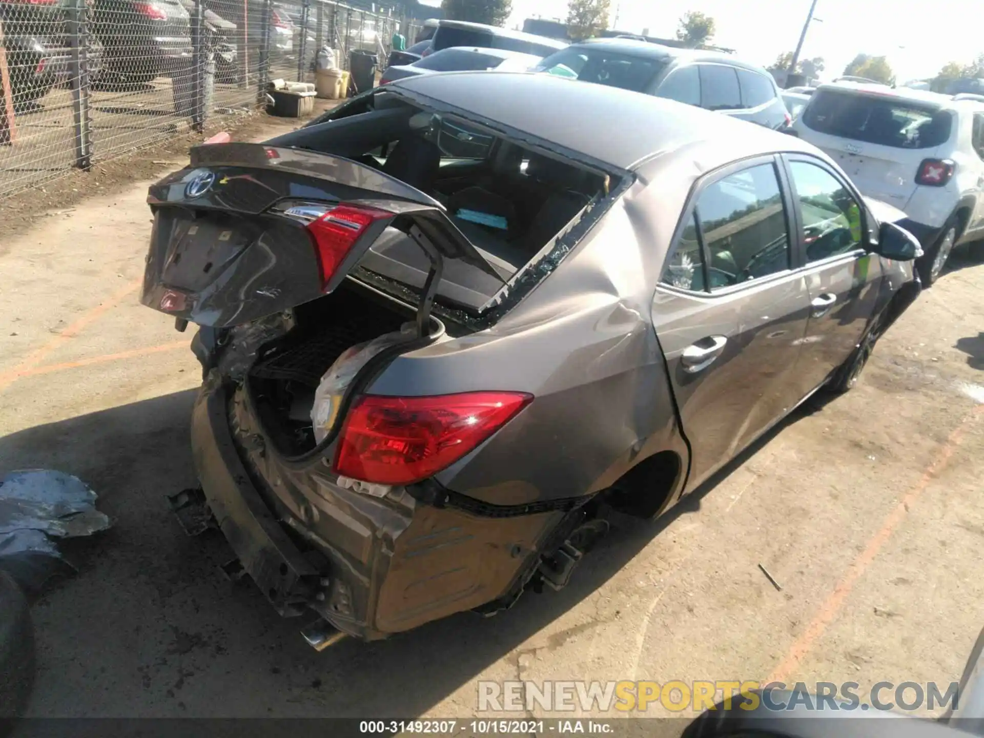 4 Photograph of a damaged car 5YFBURHE9KP866922 TOYOTA COROLLA 2019