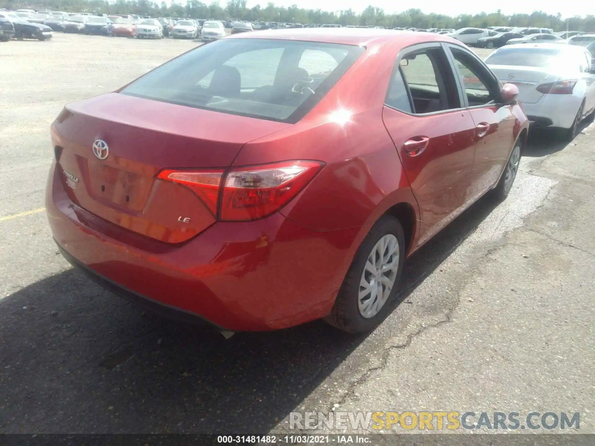 4 Photograph of a damaged car 5YFBURHE9KP867651 TOYOTA COROLLA 2019