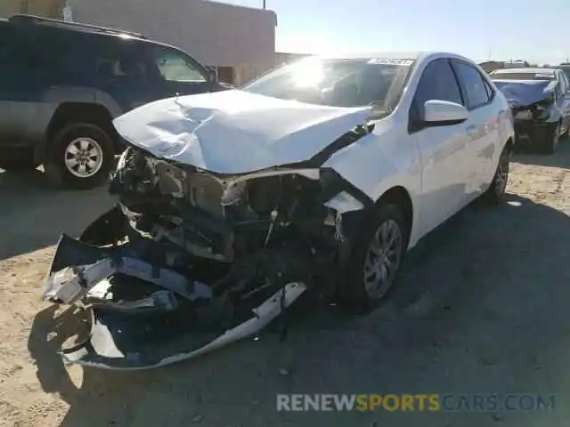 2 Photograph of a damaged car 5YFBURHE9KP867696 TOYOTA COROLLA 2019