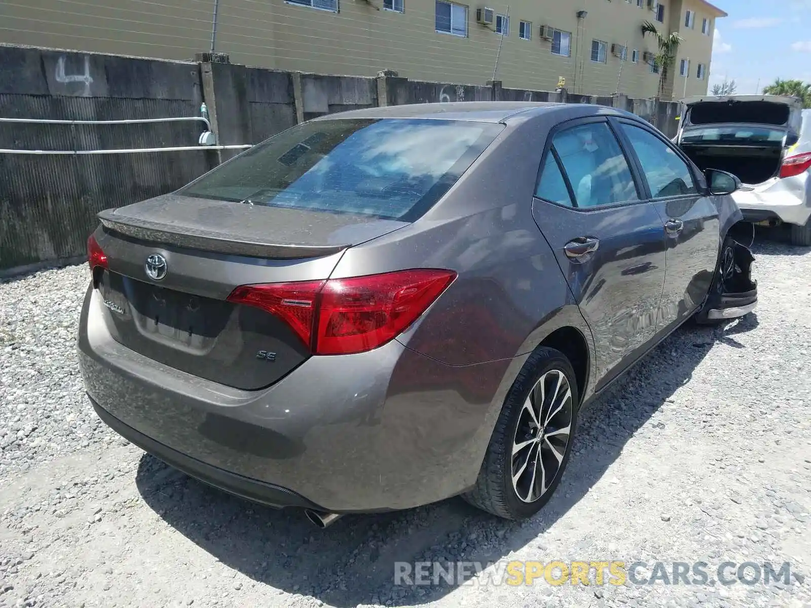 4 Photograph of a damaged car 5YFBURHE9KP867875 TOYOTA COROLLA 2019