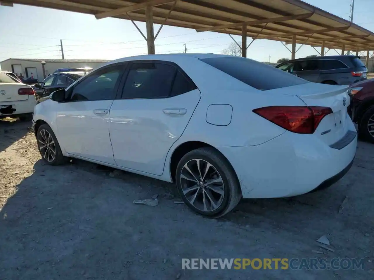 2 Photograph of a damaged car 5YFBURHE9KP868167 TOYOTA COROLLA 2019