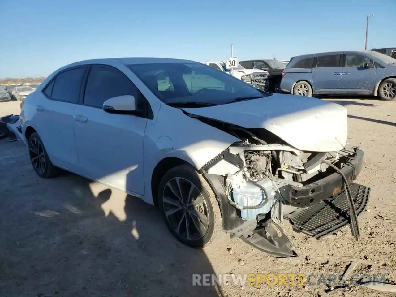 4 Photograph of a damaged car 5YFBURHE9KP868167 TOYOTA COROLLA 2019