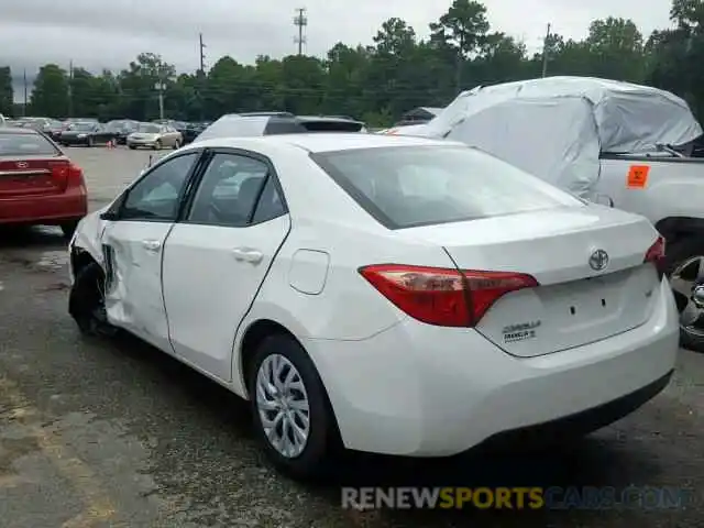 3 Photograph of a damaged car 5YFBURHE9KP868377 TOYOTA COROLLA 2019