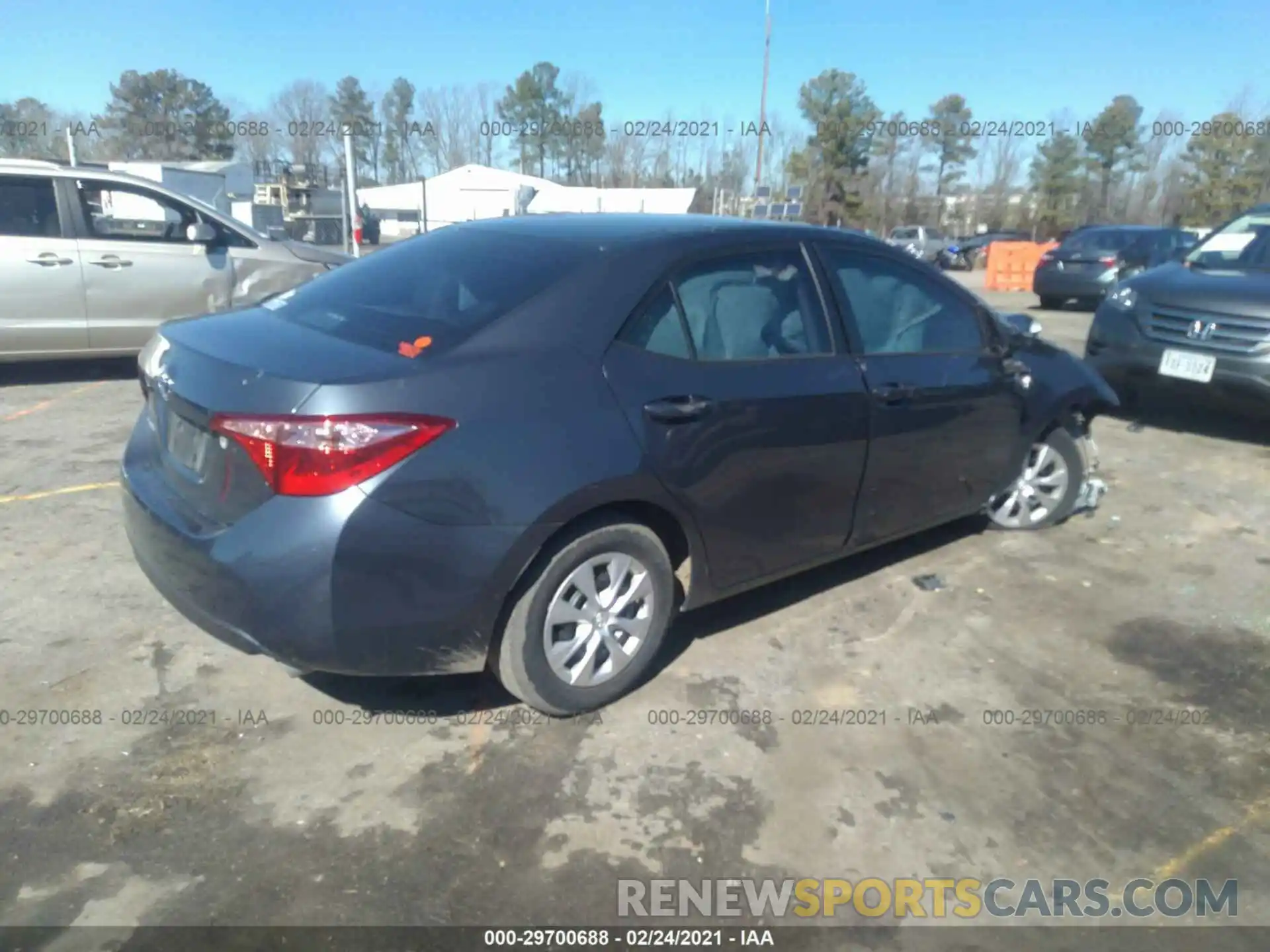 4 Photograph of a damaged car 5YFBURHE9KP868573 TOYOTA COROLLA 2019